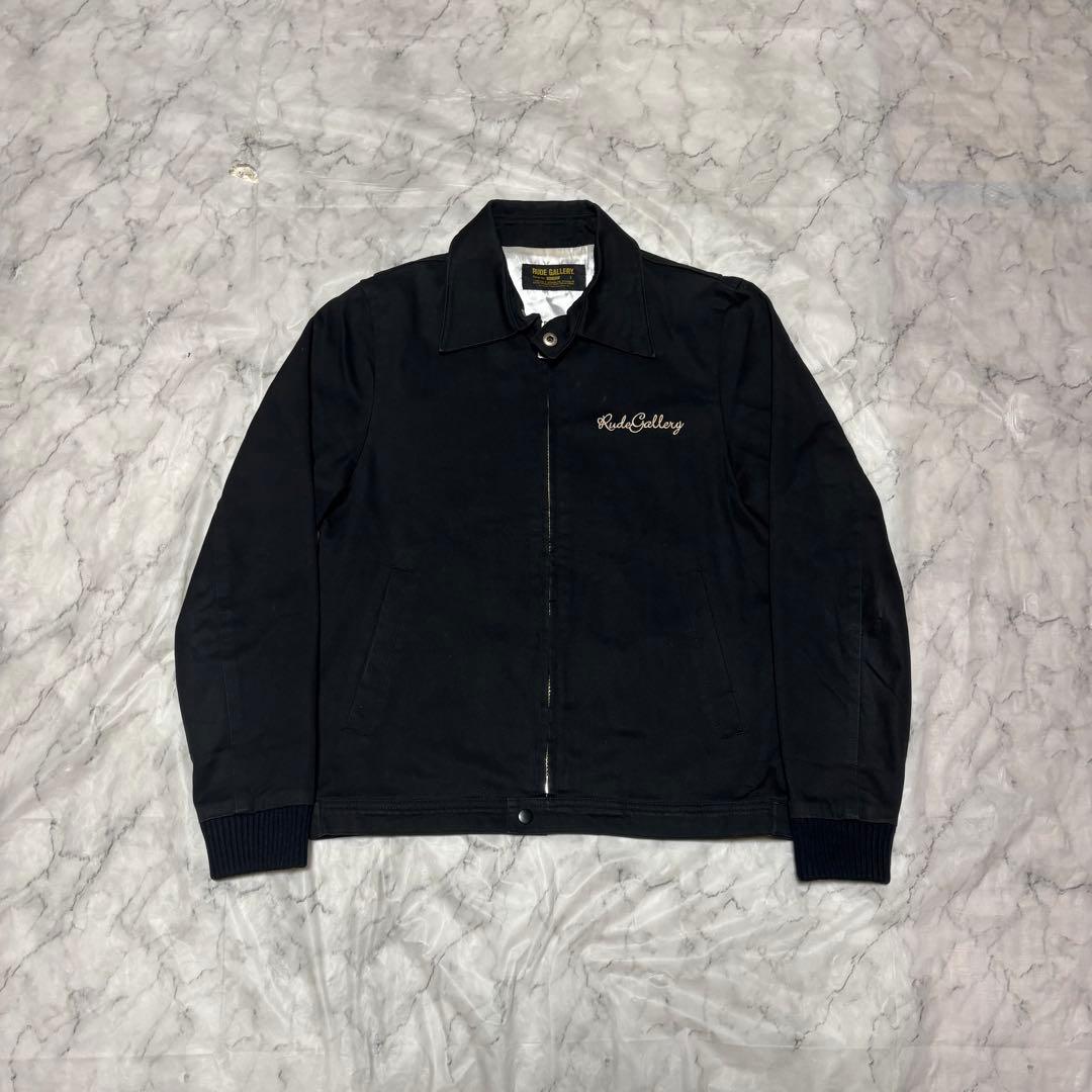 RUDE GALLERY ドリズラージャケット ワークジャケット 刺繍 ダック地