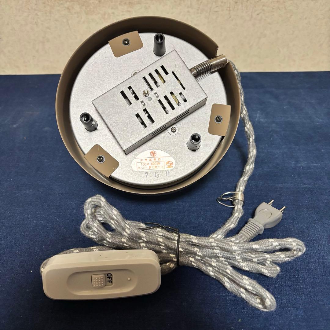 人間国宝高橋敬典/風炉/茶釜 /唐銅鬼面風炉/風炉釜/野々田電熱器/敷板/茶道具