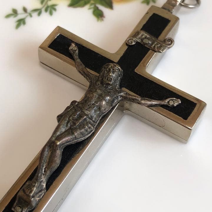 聖品 十字架 アンティーク ヴィンテージ イエスキリスト クリスマス ロザリオ