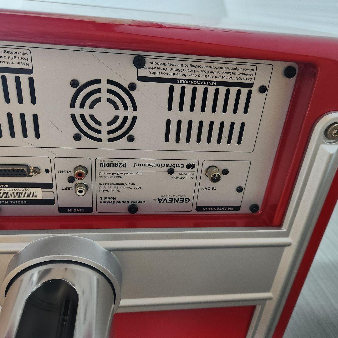 【動作品】GENEVA MODEL L レッド スタンド付き