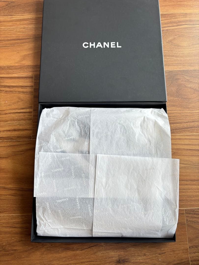 シャネル　ニットキャップ　ロゴニット帽　新品同様