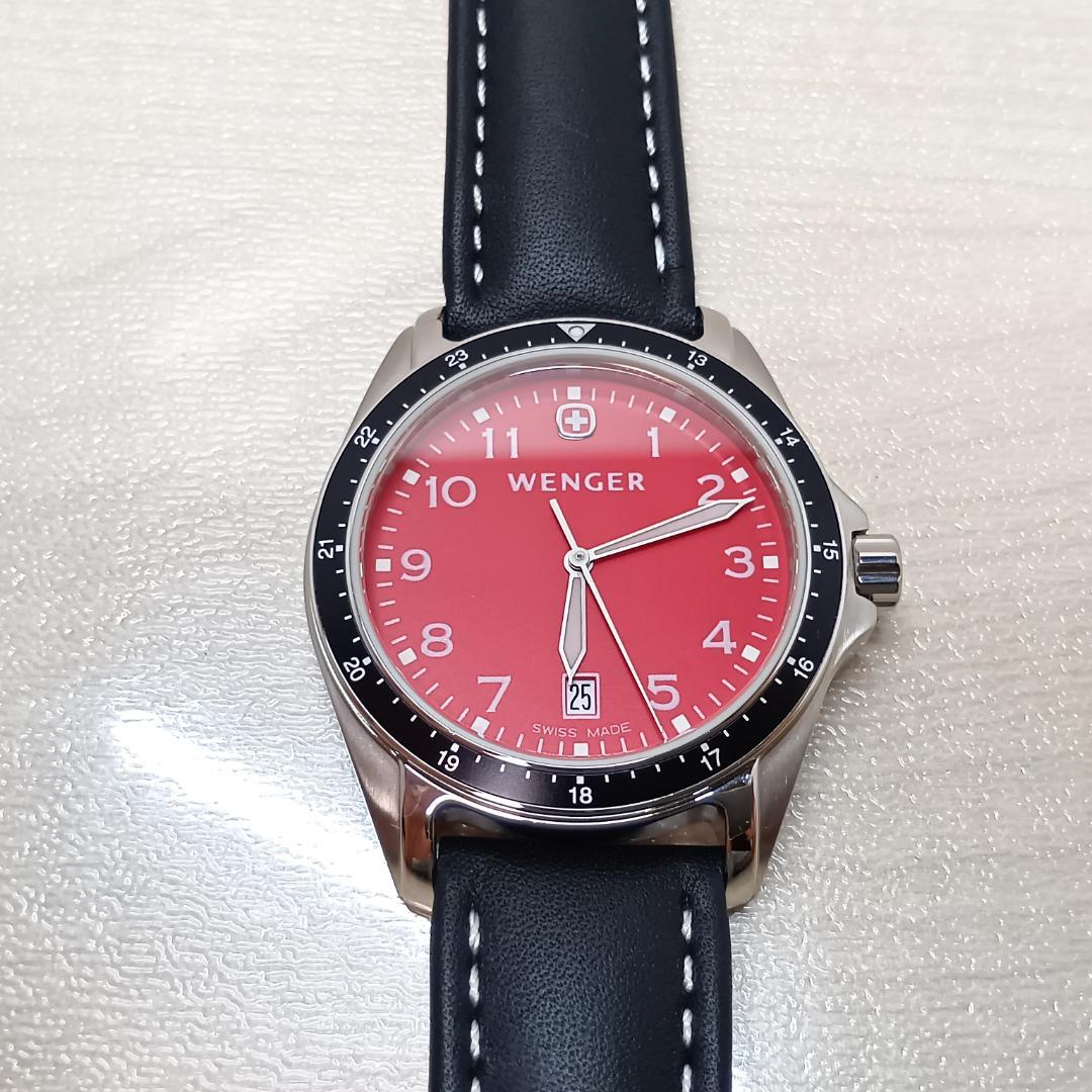 希少 限定品 未使用 ウェンガー Wenger 7212X クォーツ メンズ