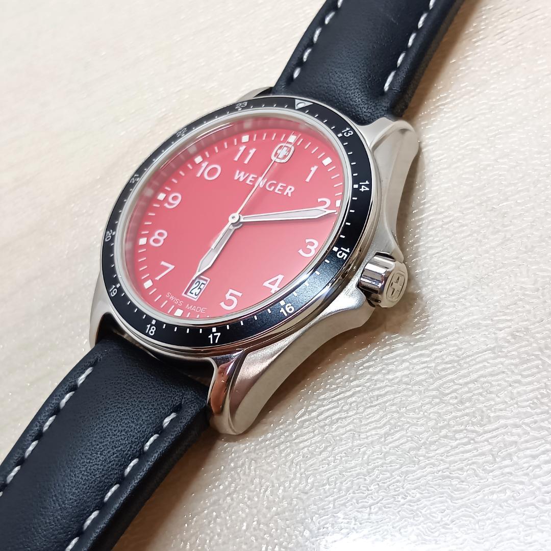 希少 限定品 未使用 ウェンガー Wenger 7212X クォーツ メンズ