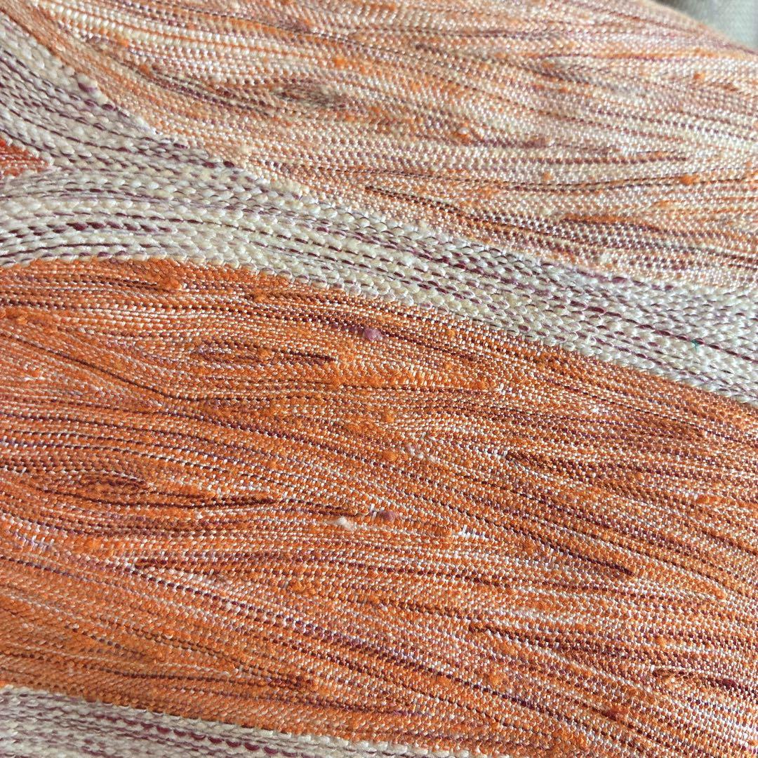 小紋　フルセット　大島紬　着物　正絹　秋の葉　名古屋帯　J5