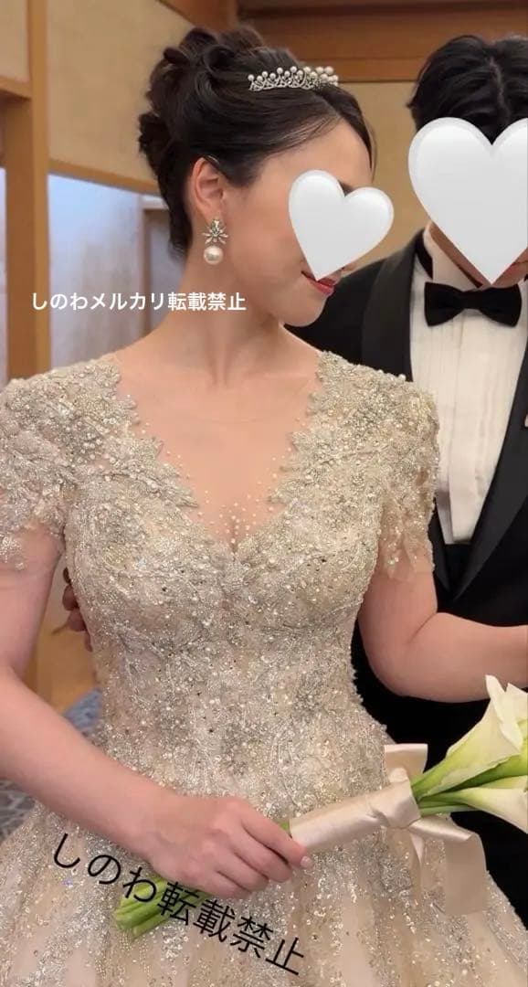 韓国ウェディングドレス　Monica Blanche