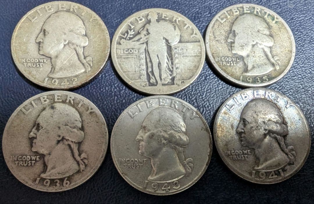 1943年以前のクオーターダラーまとめて