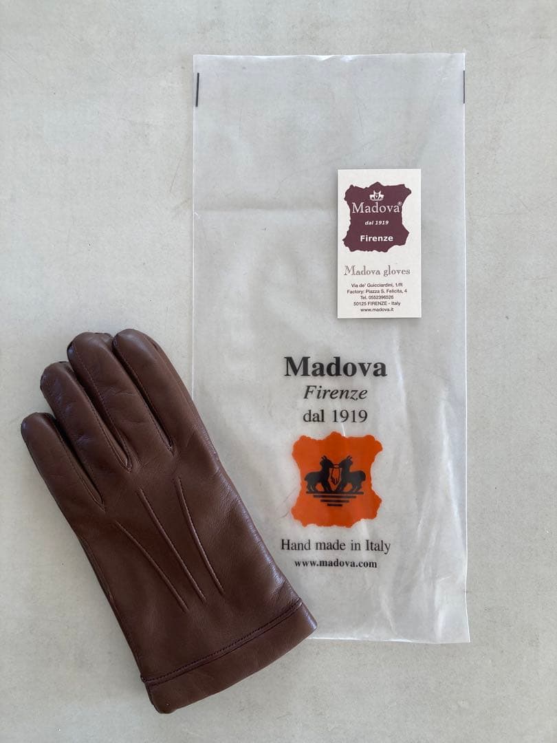 【新品未使用】Madova 手袋 サイズ7 1/2 イタリア製