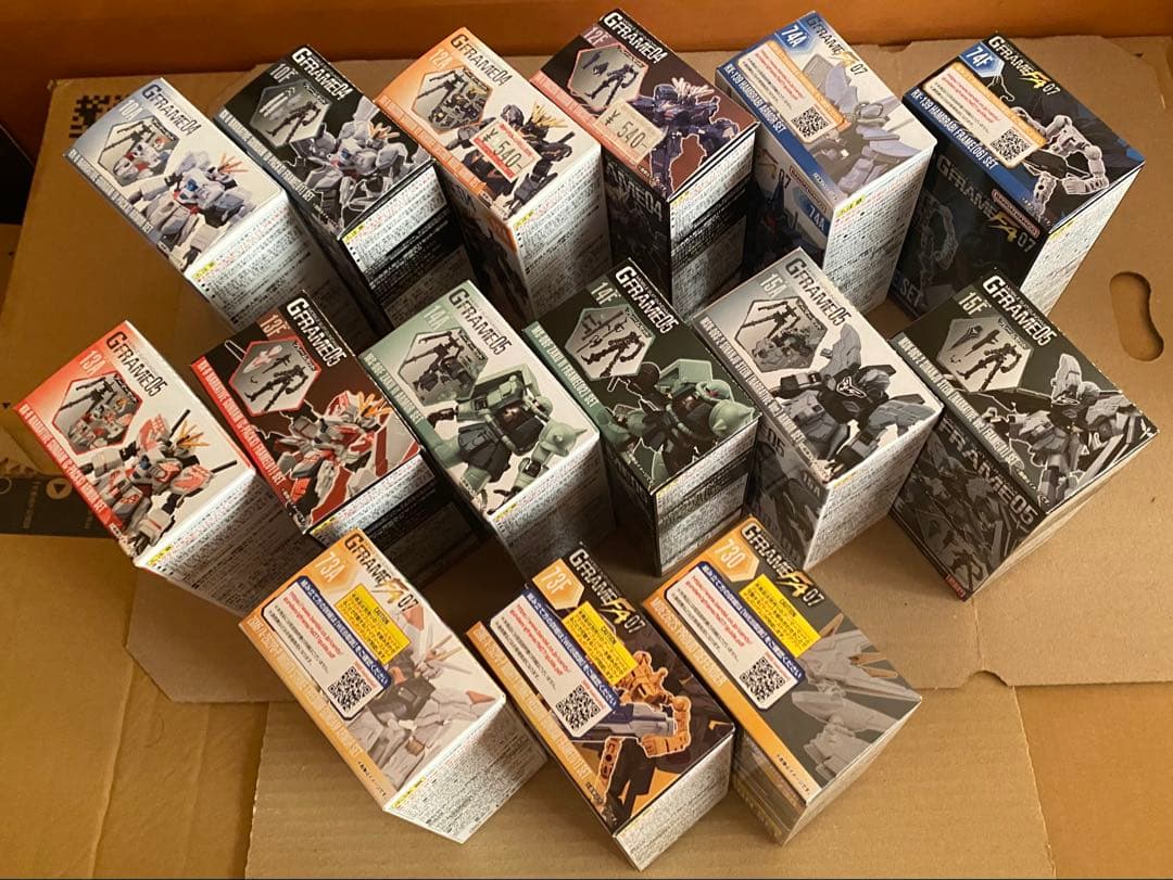 新品未開封　機動戦士ガンダム　Gフレーム 15個セット