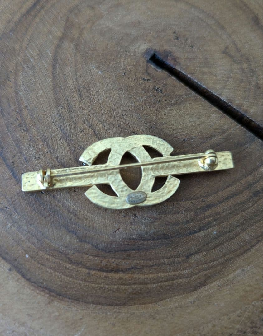 ENSEMBLE購入　CHANEL　シャネル　ラインストーン　ブローチ