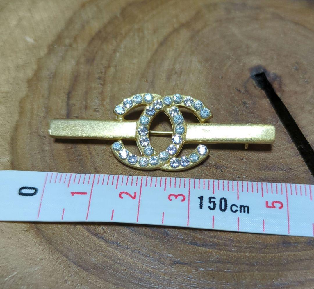 ENSEMBLE購入　CHANEL　シャネル　ラインストーン　ブローチ