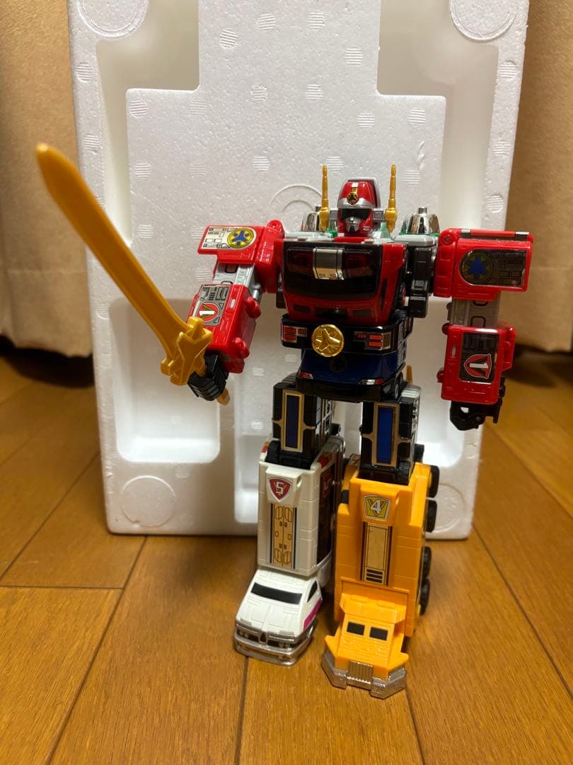 【最終値下げ】救急戦隊ゴーゴーファイブ DX超合金 緊急合体ビクトリーロボ