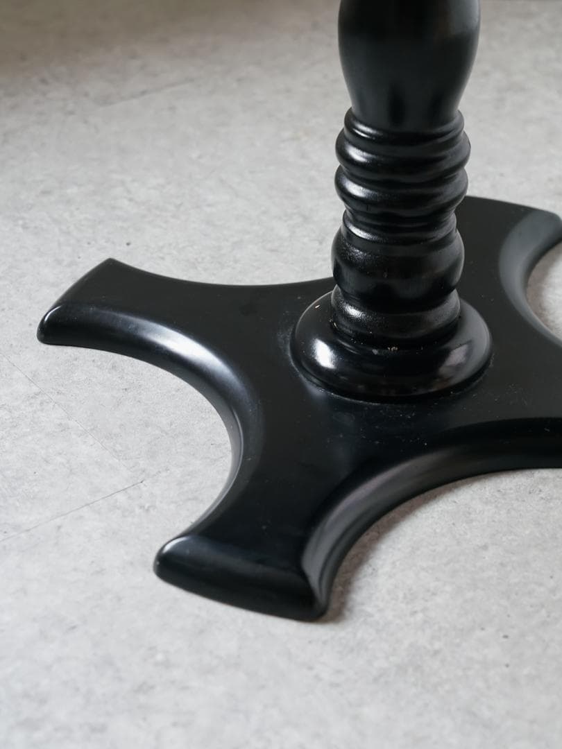 vintage ラウンド サイドテーブル テラゾー調　モダン 昭和レトロ