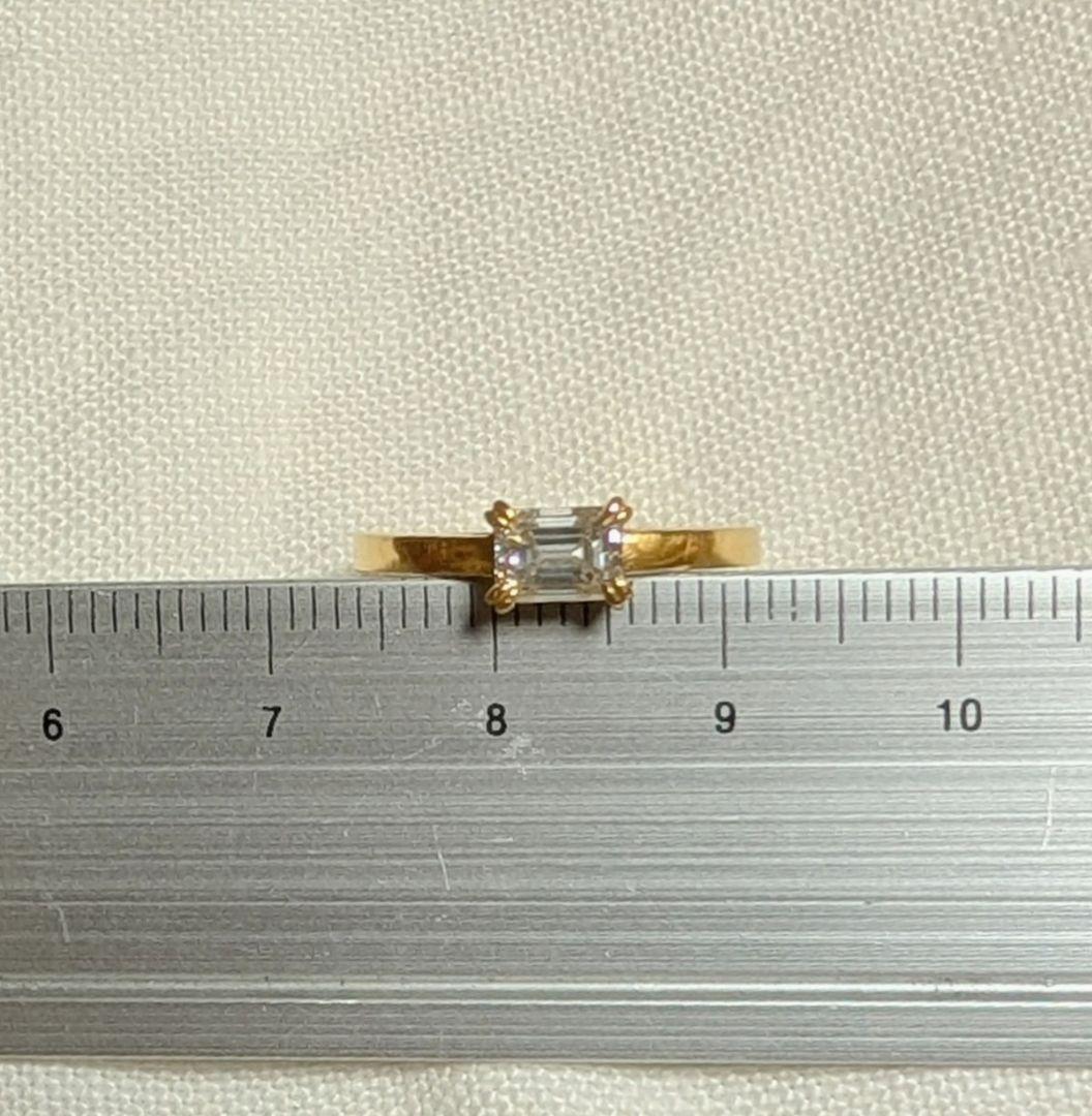 【ORECCHIO】 鑑定書付 0.568ct 天然ダイヤモンドリング 18K