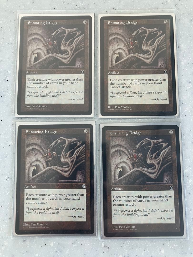 MTG Ensnaring Bridge 罠の橋 4枚セット