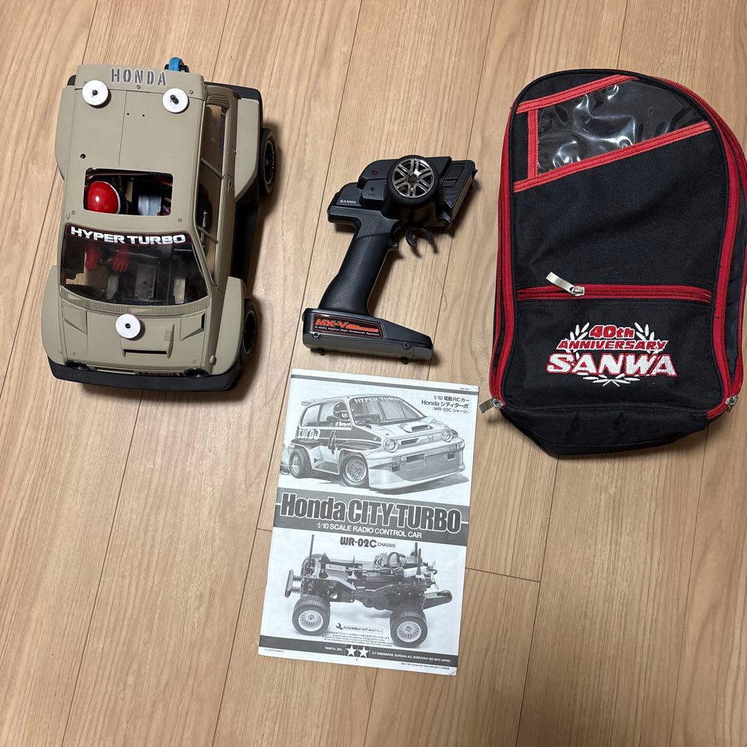 タミヤ WR-02C Honda CITY Turbo ラジコン 動作未確認品