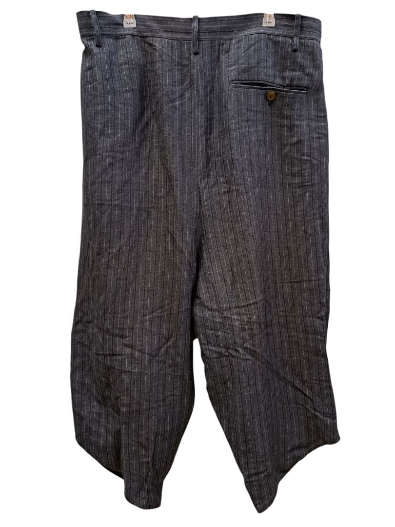 Vivienne Westwood MAN ストライプ リネン サルエルパンツ