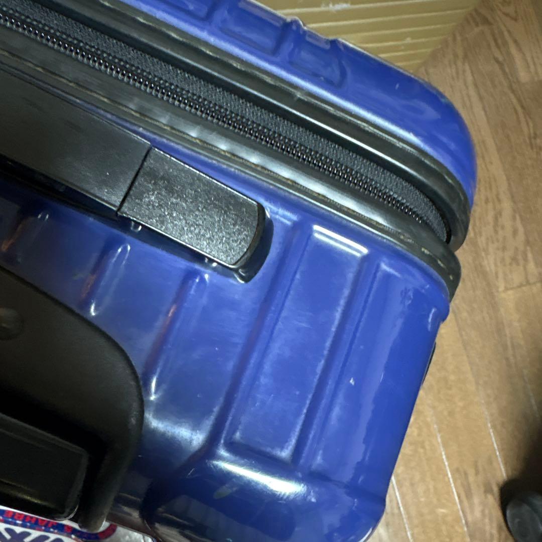 女性に！レアカラー廃盤品【ネイビー】RIMOWAリモワサルサ　機内持込可　補強済