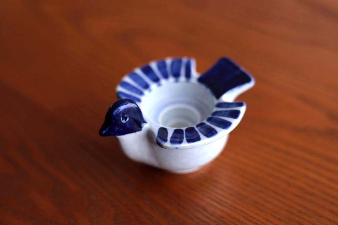 Lisa Larson リサラーソン キャンドルスタンド 鳩 76248