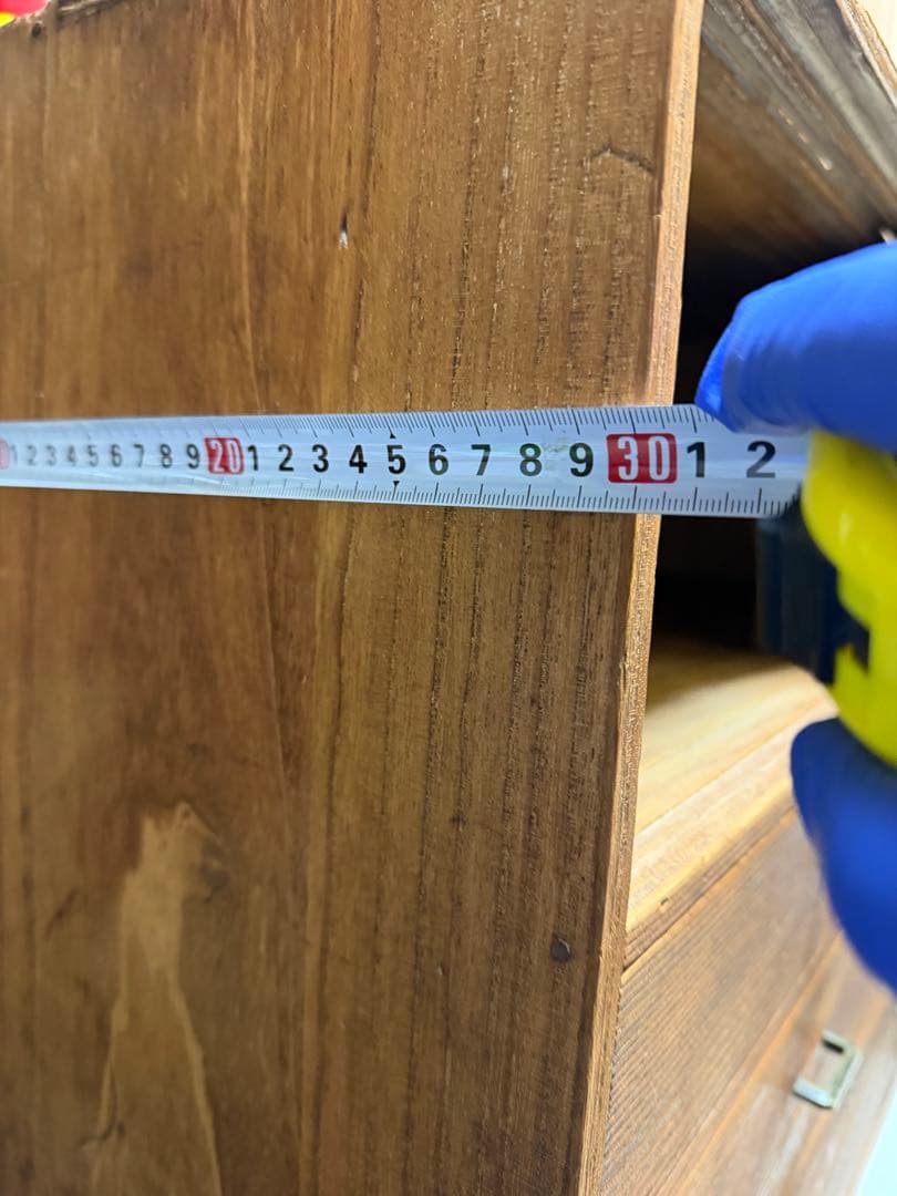 昭和レトロ　茶タンス 水屋箪笥　引き出し付き　たのめるメルカリ便