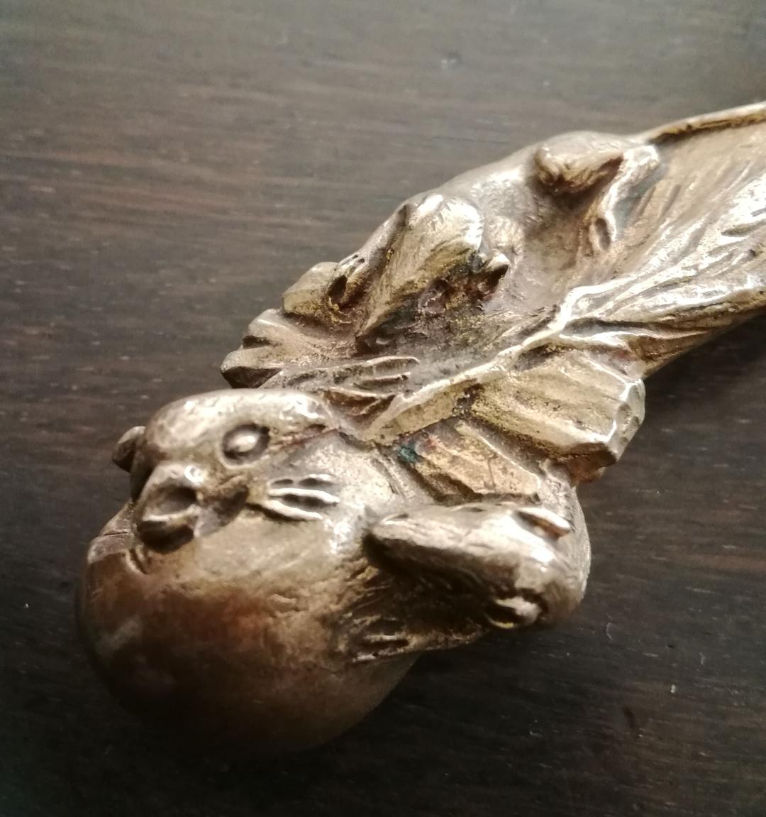 逸品　紙切り　ペーパーナイフ　英国ヴィクトリア期アール・ヌーヴォー　アンティーク