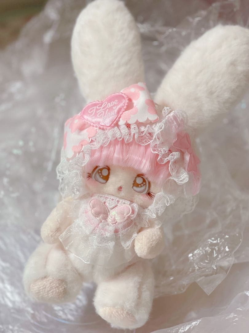 動けpream サンリオ 作家 テディベア ハンドメンド ぬいぐるみ うさぎ