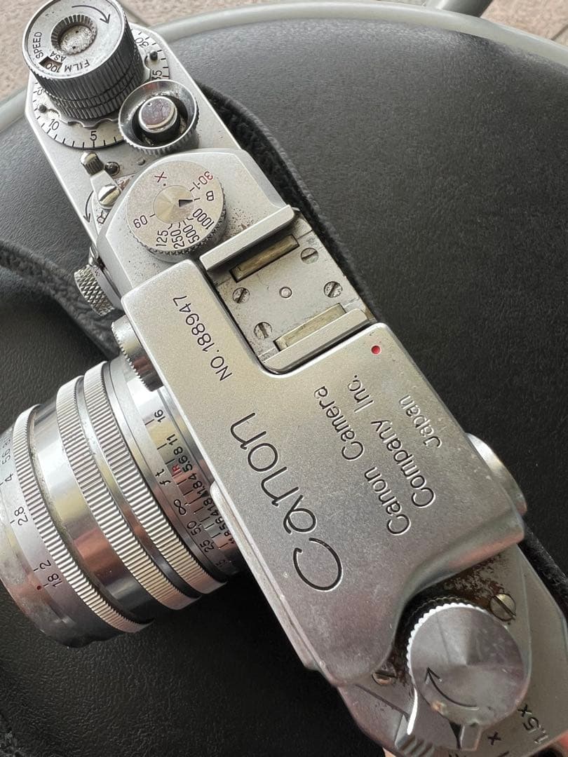 Canonレンジファインダーフィルムカメラ、レンズセット中古品