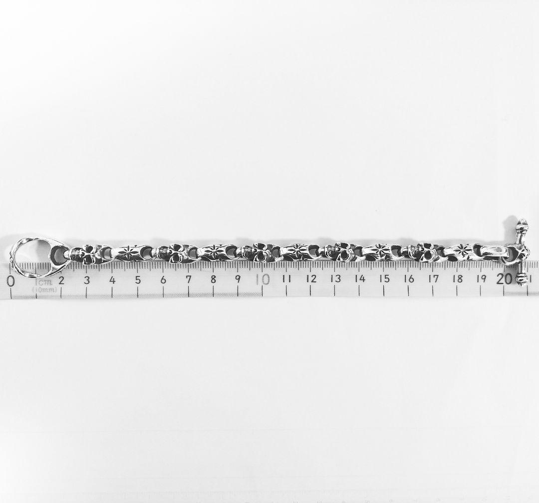 激レア！ ビルウォールレザー ベイビー スカル ミッドスター ブレスレット