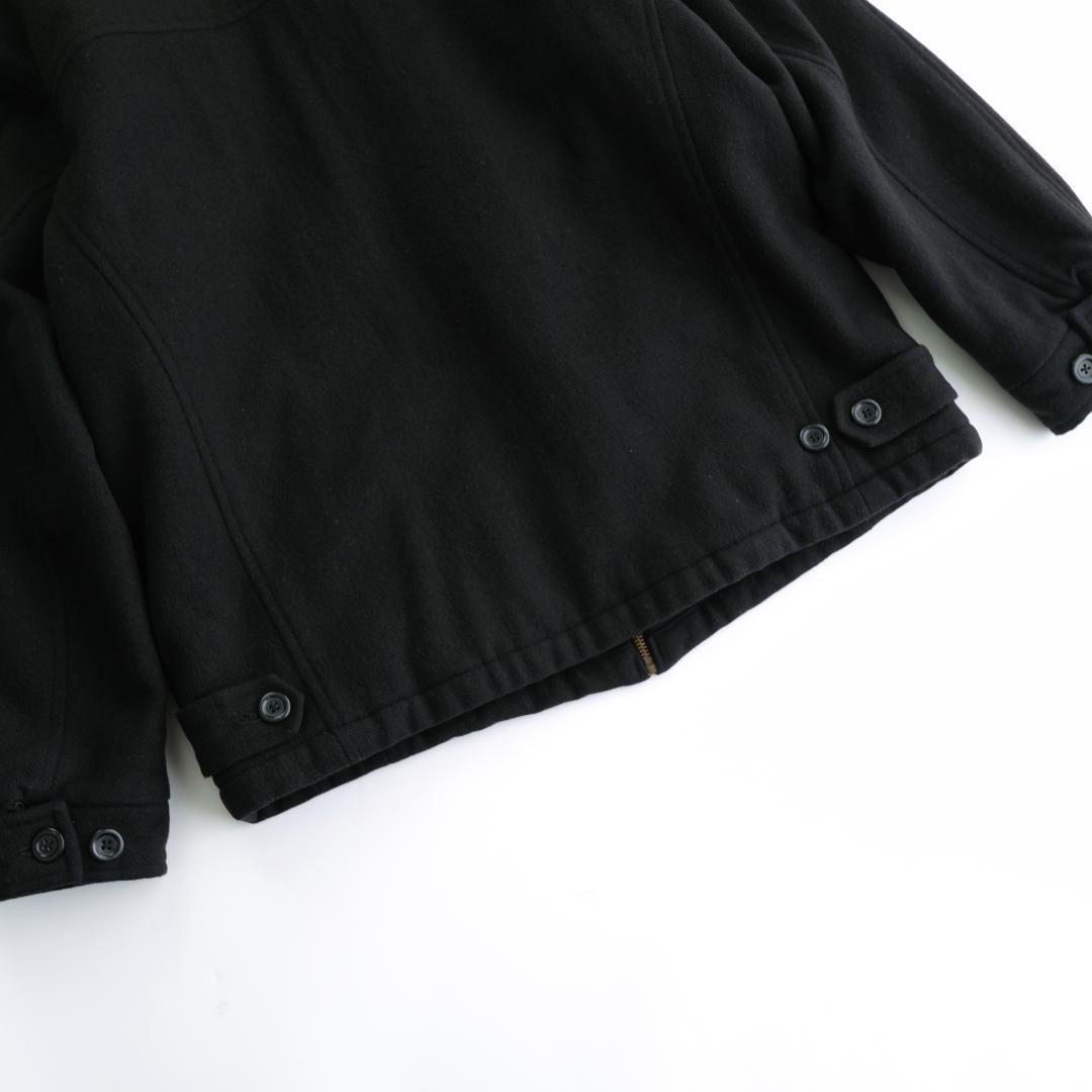 JOHN HENRY 中綿入りウールジャケット 黒 ブラック M