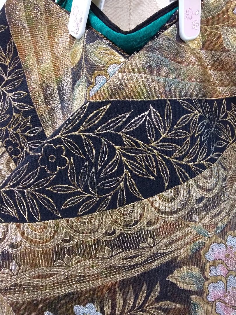 振袖フルセット、正絹、トールサイズ、重ね衿帯揚げ帯締め、やまと西陣高級袋帯、襦袢