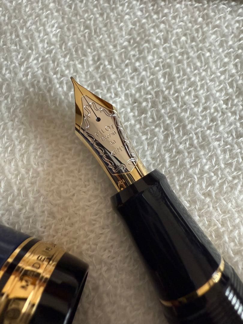 パイロット万年筆カスタム漆　紺青