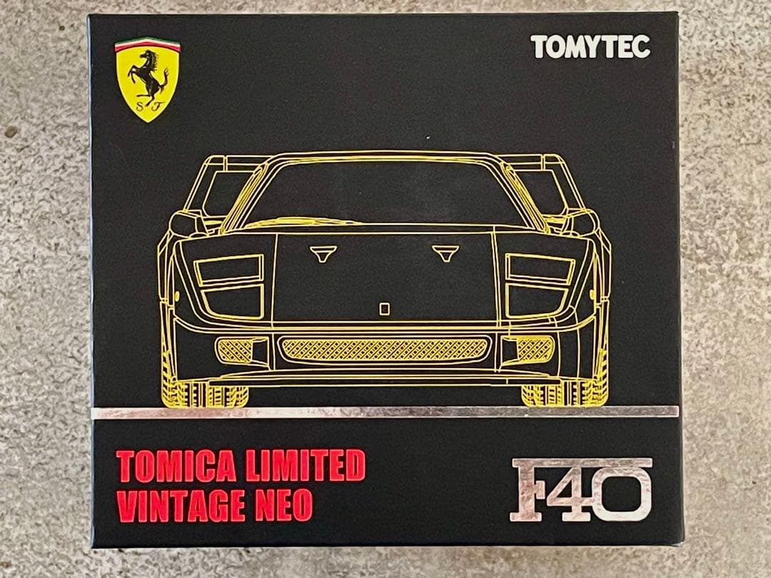 、1/64 LV-NEO トミカリミテッドヴィンテージ フェラーリ F40 黄色