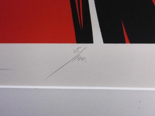 ヤノス・カス　直筆サイン『青ひげ公の城　ジュディスⅡ世』リトグラフ 1010G