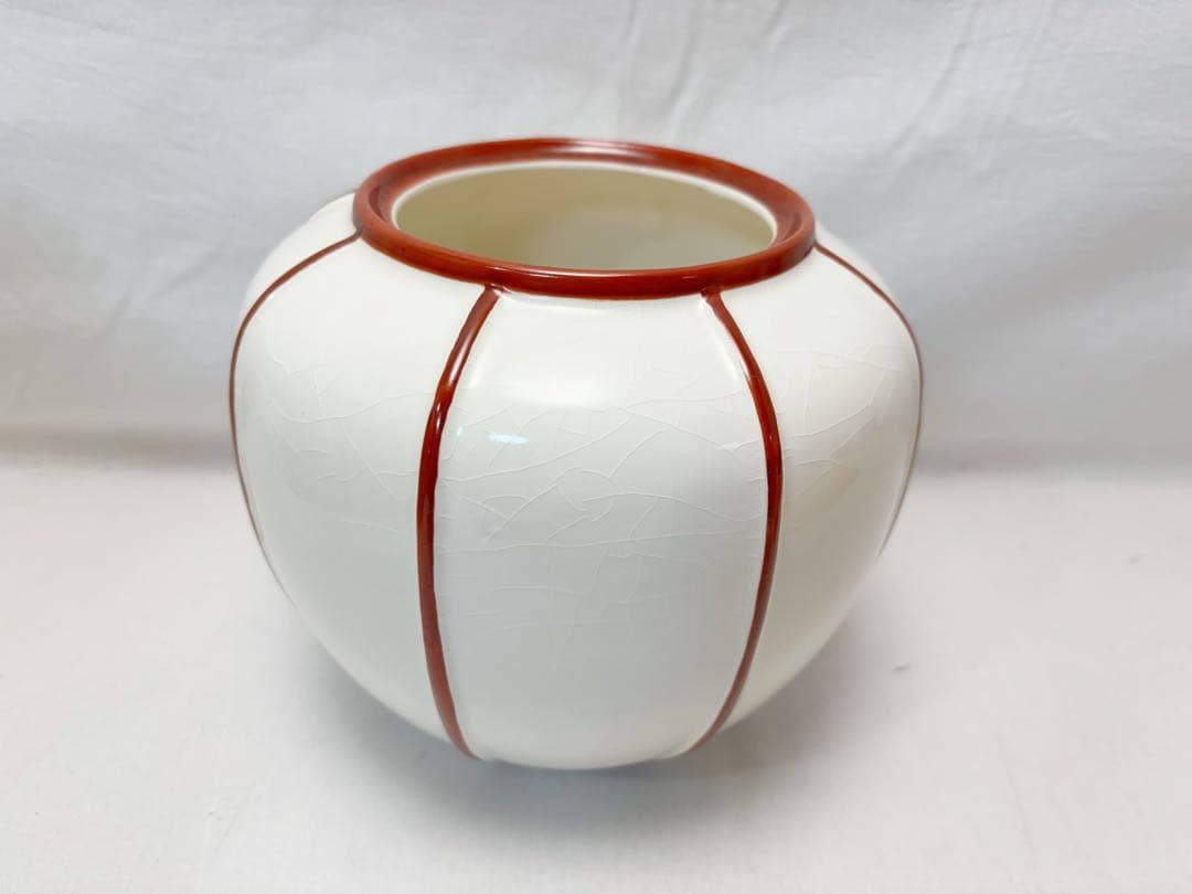 未使用 茶道具 楽山作 雪洞水指 塗り蓋 作家物 煎茶道具 水屋道具 共箱