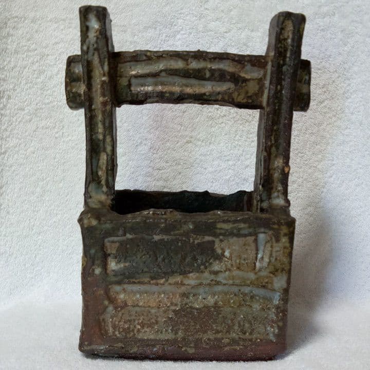 宇田川抱青　花器　花瓶　花活け　工芸品