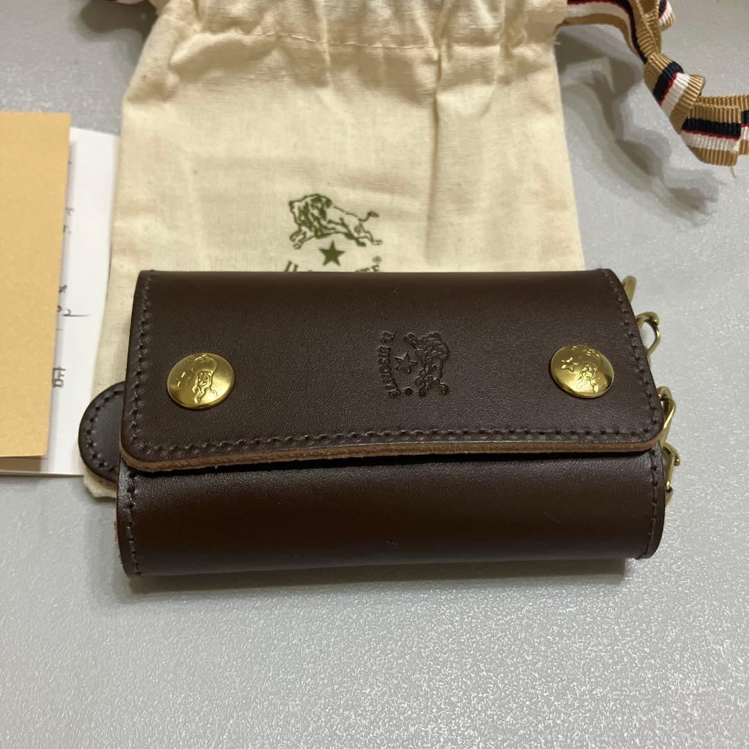 未使用品　IL BISONTE　イルビゾンテ　6連 キーケース　レザーリング