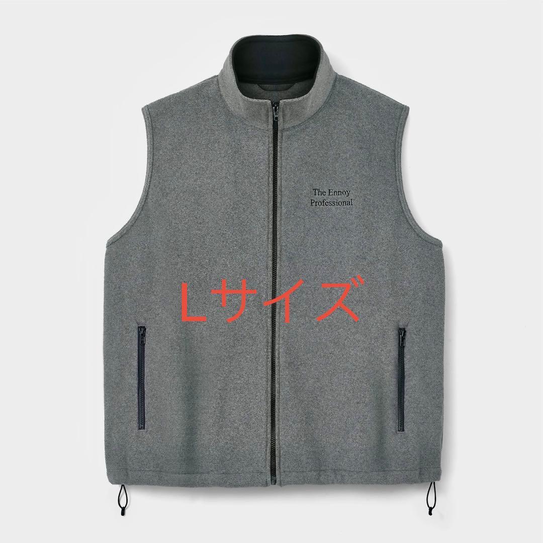 トップス ENNOY PROFESSIONAL FLEECE VEST (GRAY)