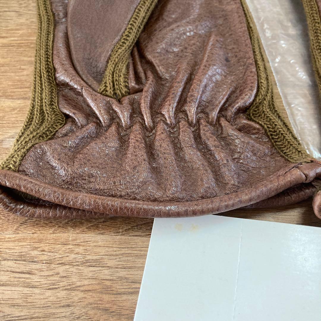 Giorgio Armani ブラウンレザー手袋