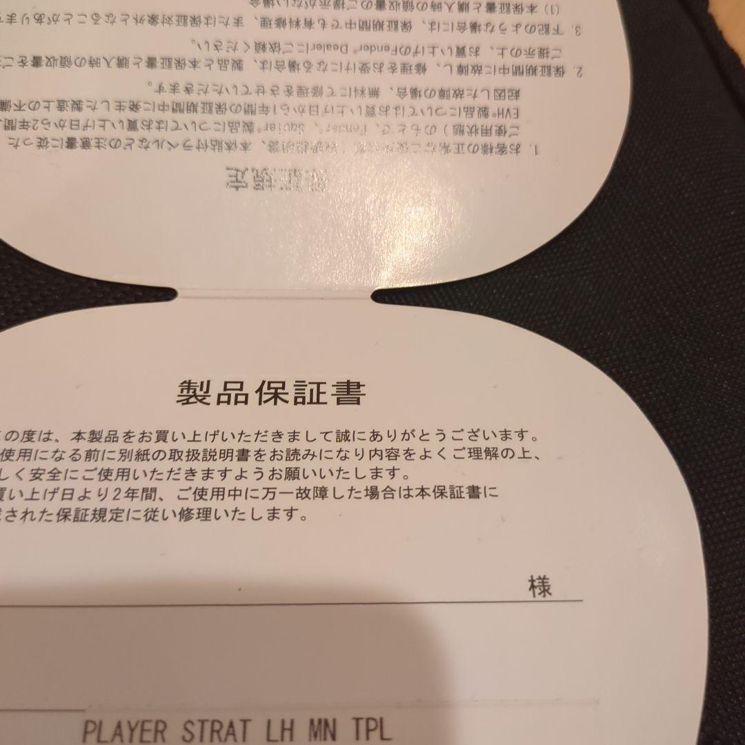 Fender Mexico Player レフティ Mod