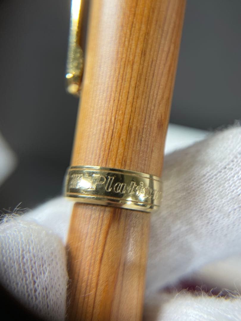 屋久杉万年筆 14K 桐箱付き PTB-50000Y #3776 CENTURY