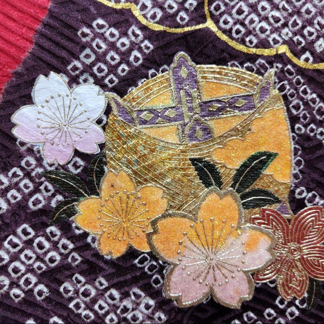 振袖フルセット(7点)・成人式・手絞り・京都きもの友禅・本絞り・豪華刺繍・逸品