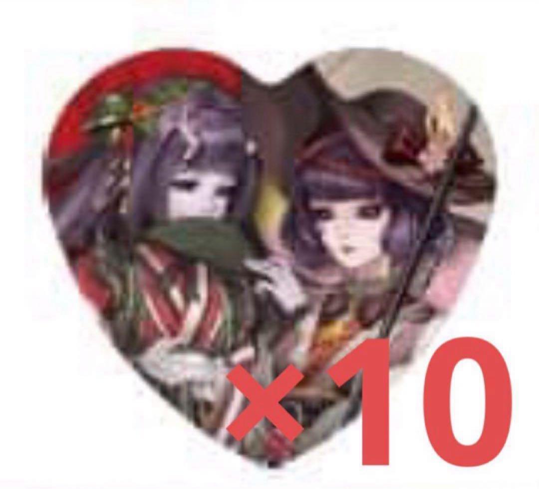 第五人格 クリスマス スイパラ コラボ ハート 缶バッジ 芸者 美智子 コラボ