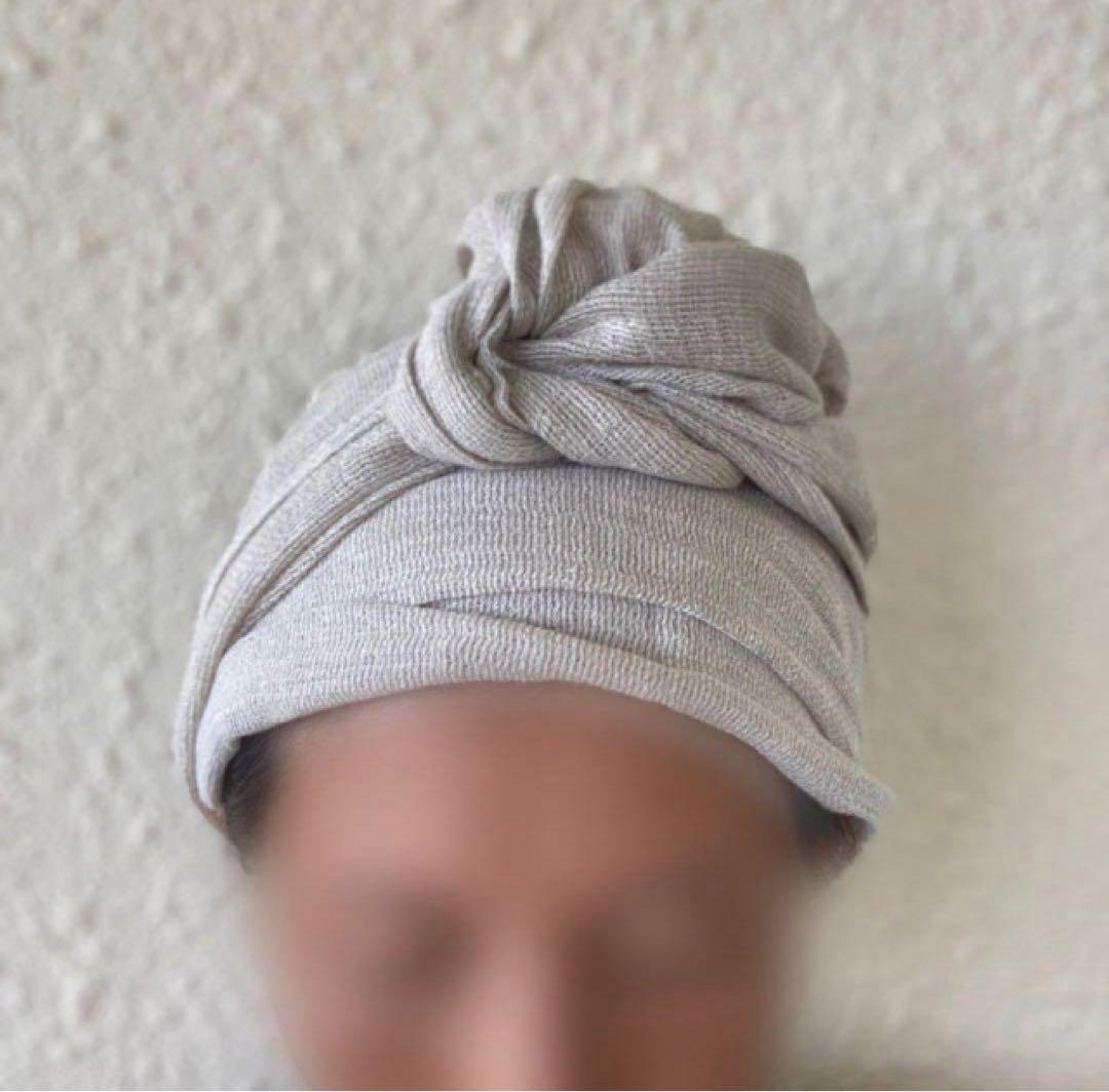 リネンメッシュ　アレンジロングリボン　ターバン　ヘアターバン　アレンジ無限