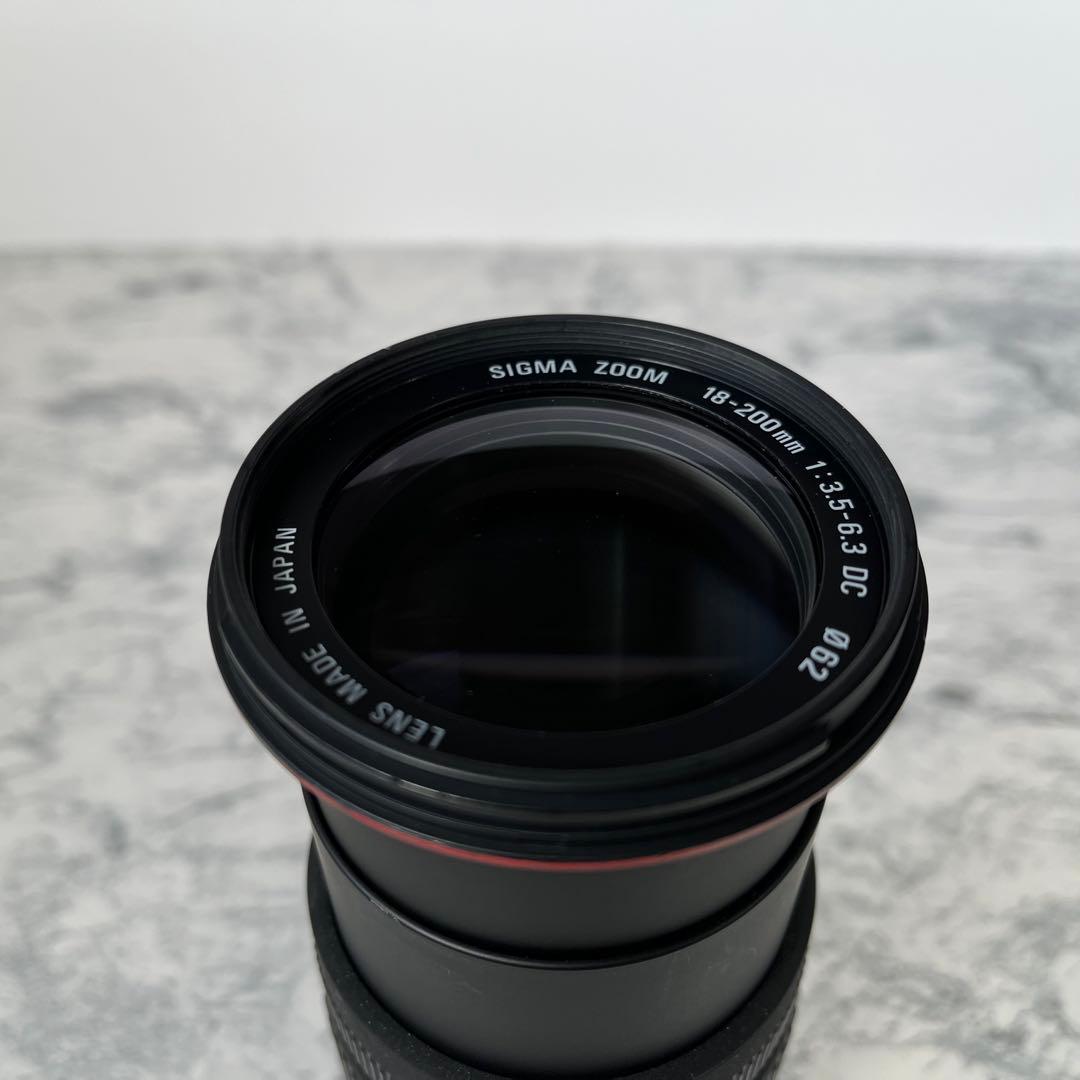 【美品】シグマ 18-200mm F3.5-6.3キャノンEFマウントSIGMA