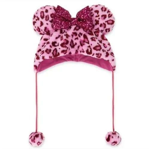 ヒョウ柄ファンキャップ ディズニー ピンク