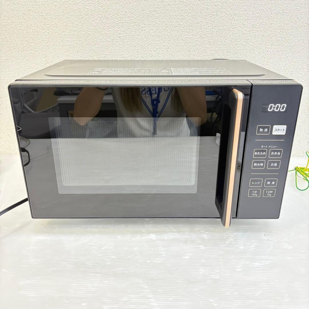 ☆ヤマゼン 電子レンジ☆CRW-F180 ブラック 山善 2025年製