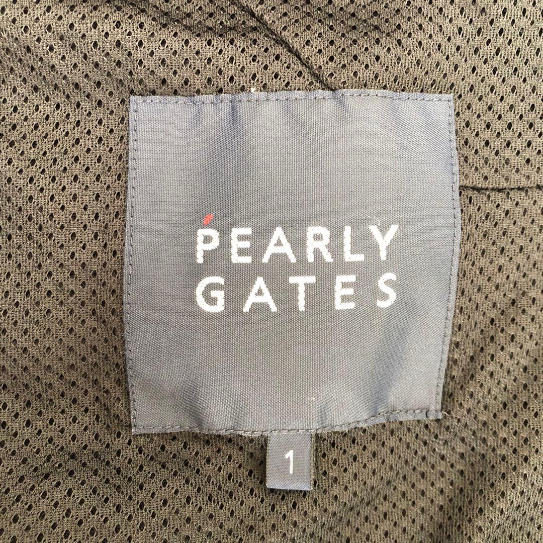 PEARLY GATES ロゴ ロング フーディコート 1 ネイビー