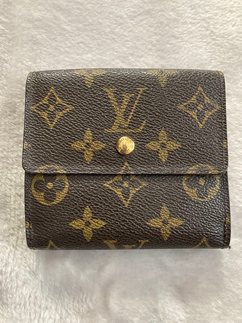ルイヴィトン モノグラム ポルトモネ ビエ カルトクレディ 三つ折り財布