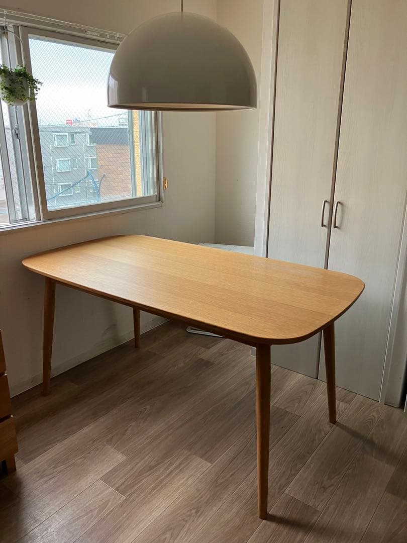 廃盤　無印良品　オーク無垢材テーブル　made in japan