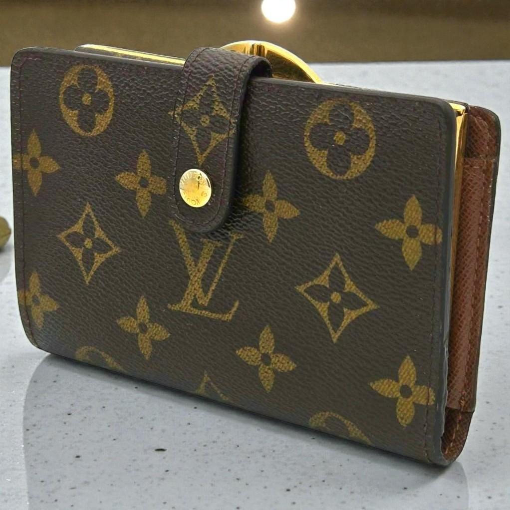 ◆新型◆ルイヴィトン ポルトフォイユ ヴィエノワ がま口 モノグラム 折り財布