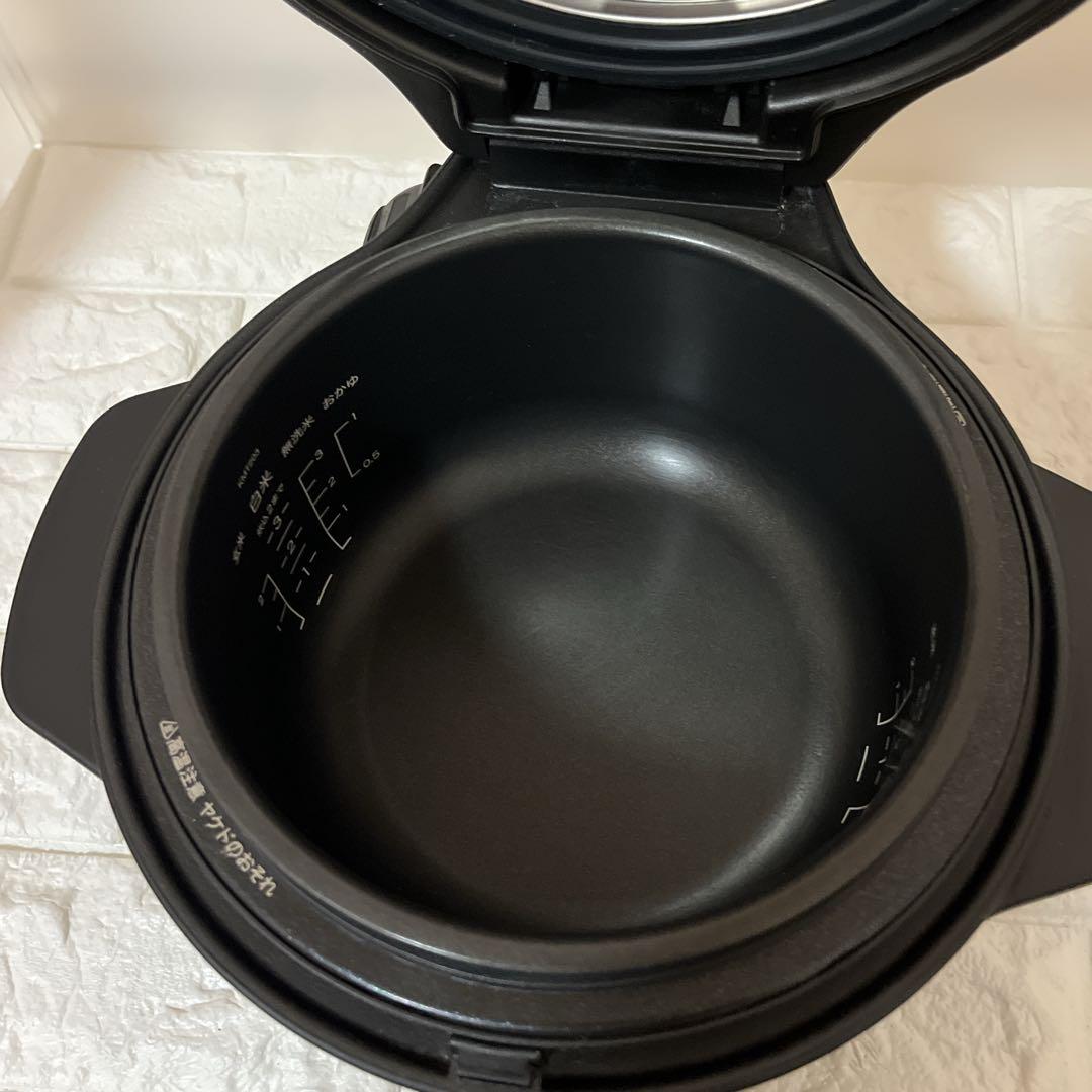 ⭐︎良品⭐︎ BALMUDAバルミューダ 炊飯器 K03A-BK 黒Black